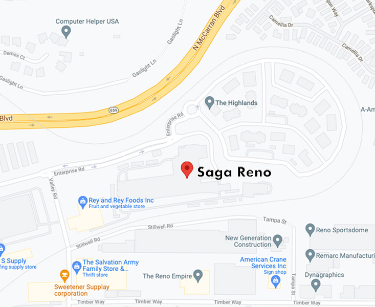 Map of Saga Reno